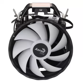 CPU-Kühler AEROCOOL PGS Rave 4 FRGB 120-mm-Lüfter, 4 Heatpipes, ARGB, 120 × 25 mm, 1800 U/min, 12 V, 0,5 A