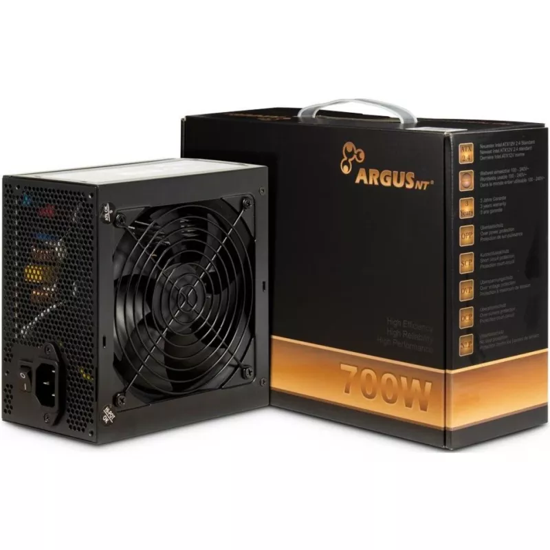 INTER-TECH ArgusNT BPS-700 Netzteil 120mm Lüfter Active PFC 6xSATA 4x PCI-E 6+2 2x 4+4pin 80+ Bronze 230V EU (88882179)