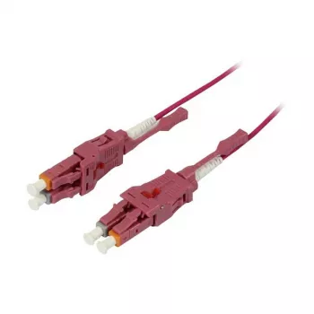 LWL-2-Faser-Patchk. 0.5mtr.LC-LC 50/125um OM4 Uniboot drehbar Push/Pull AD 2mm - Kabel - Multimode-Faser (S215550)