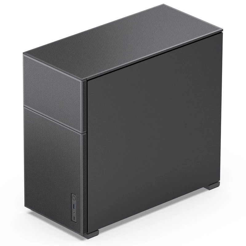 Jonsbo D41 Mesh Standard ATX PC-Gehäuse – Schwarz, Temperglas