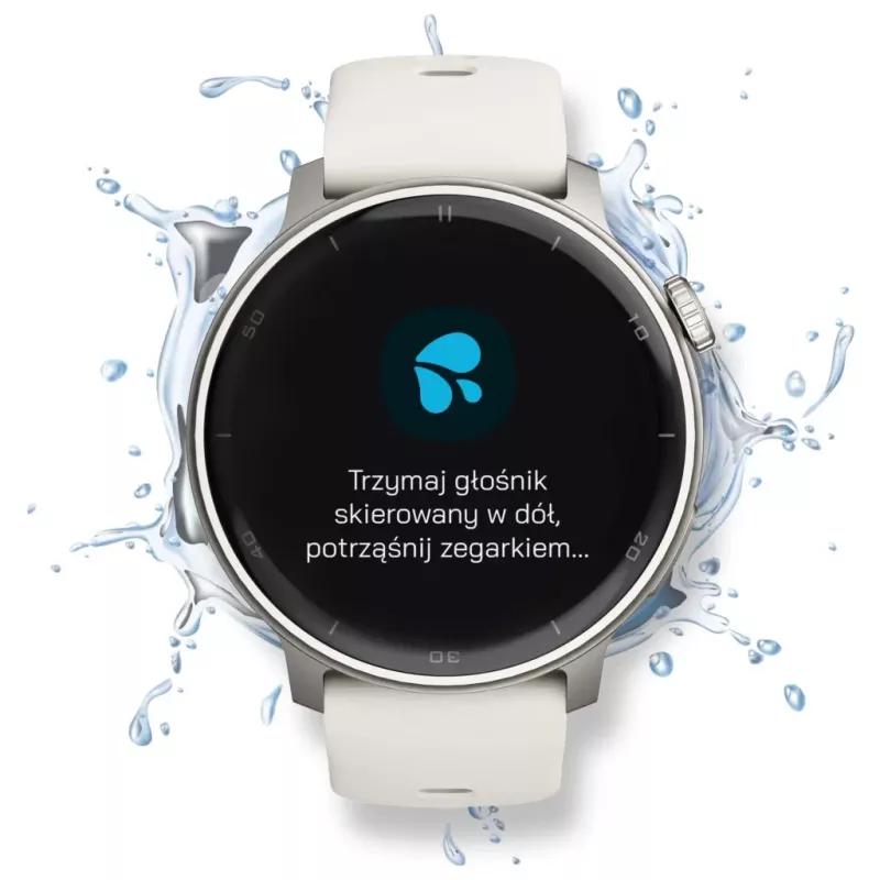 Smartwatch Stelio Activ GPS 46 mm Silber STSWA101SR, GPS, 46 mm Gehäuse
