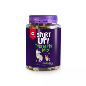 Hundeleckerlis MACED Sport Up! Mix 300 g — Trainingskekse mit gemischten Geschmacksrichtungen, Fischgeschmack, 300 g