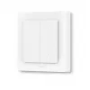 AQARA Lichtschalter H2 EU (4 Tasten, 2 Kanäle) (WS-K08D) – Zigbee und Thread Wandschalter mit 2 Relais