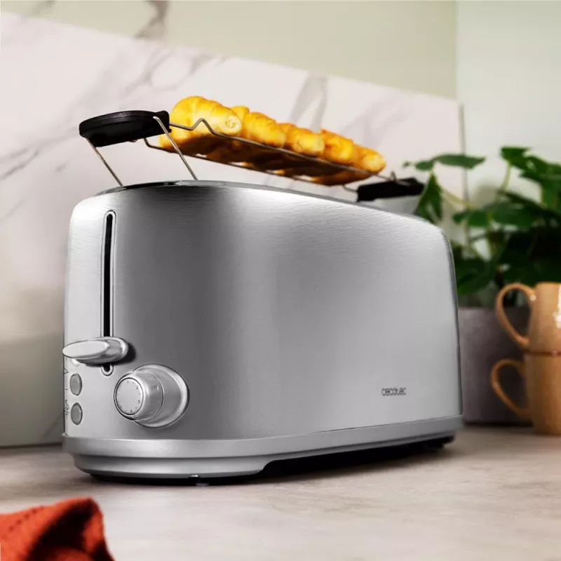 Cecotec 3207 4 Scheiben Toast oder 2 große Scheiben Bauernbrot