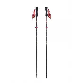 Trekkingstöcke Viking Kettera Pro Lady — Damen-Trekkingstöcke, verstellbar, Paar, schwarz/fuchsia