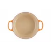 Le Creuset 21177280902430 6,7 L Runder Topf Orange, Rot