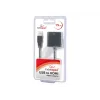 USB-Grafikadapter GEMBIRD A-USB3-HDMI-02, HDMI-Ausgang, bis zu 1920x1080, schwarz, 36 g