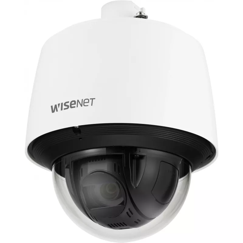 Dome-IP-Überwachungskamera Hanwha QNP-6250H Außenbereich 1080p, 1/2,8-Zoll-CMOS, 4,44–111 mm Varioobjektiv, Decken-/Wandmontage