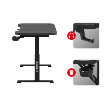 Huzaro Hero 2.6 Gaming-Schreibtisch Schwarz
