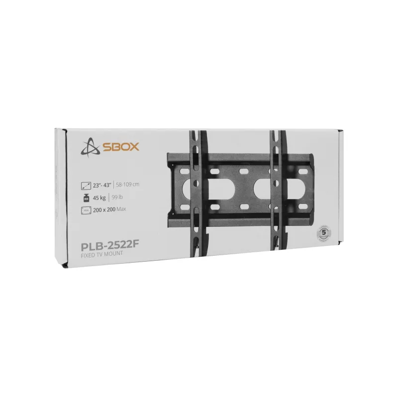 Montagehalterung SBOX PLB-2522F-2 für Lasten 23–43/45 kg, Platte 200×200 mm