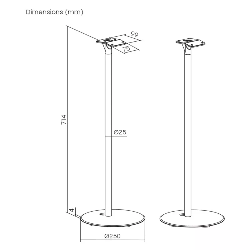 Bodenständer für Sonos® ERA 300, Maclean, MC-995