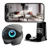 EnaBot Ebo Air 2 Plus Mobiler Heim-Überwachungsroboter mit KI-Kamera, Grau