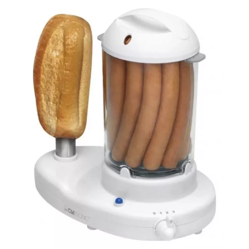Clatronic HDM 3420 EK Hot-Dog-Dämpfer 350 W Weiß