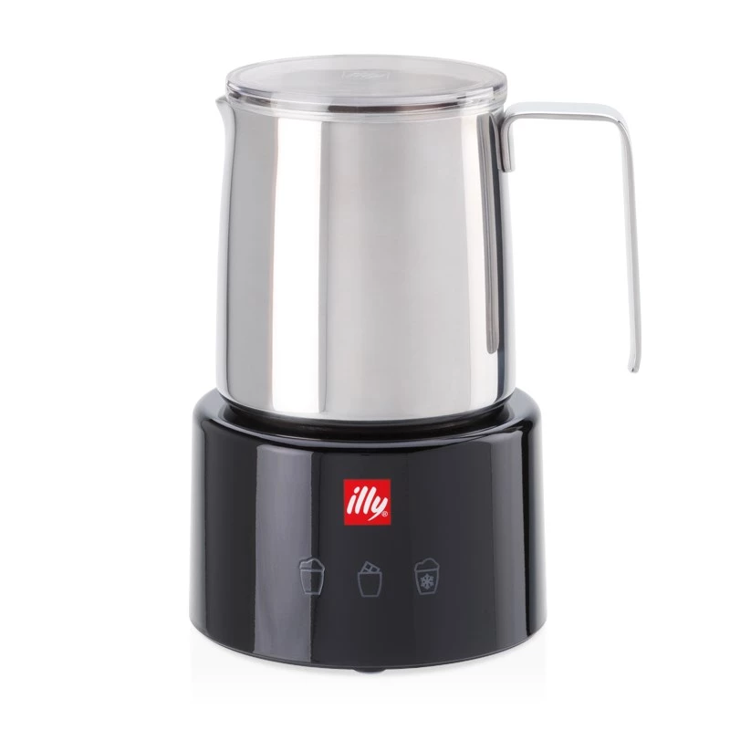 Milchaufschäumer/-wärmer Illy 23760 Schwarz Edelstahl 250ml