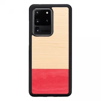 Handyhülle Man and Wood Galaxy S20 Ultra miss match Schwarz — schützende Rückabdeckung für Samsung Galaxy S20 Ultra