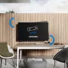 Manhattan Outdoor-Wandhalterung für Fernseher und Monitore, voll beweglich, für 37-65-Zoll-Bildschirme, VESA 200x200-600x400 mm, bis 50 kg, wetterfest, schwarz