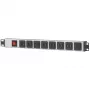 Intellinet 19 Zoll Rackmount 16-Port USB-A Power Distribution Unit (CEE 7/7), mit Überlastschutz-Netzschalter, max. 2,1 A pro Modul, 2 m Netzkabel (Euro 2-poliger Stecker)