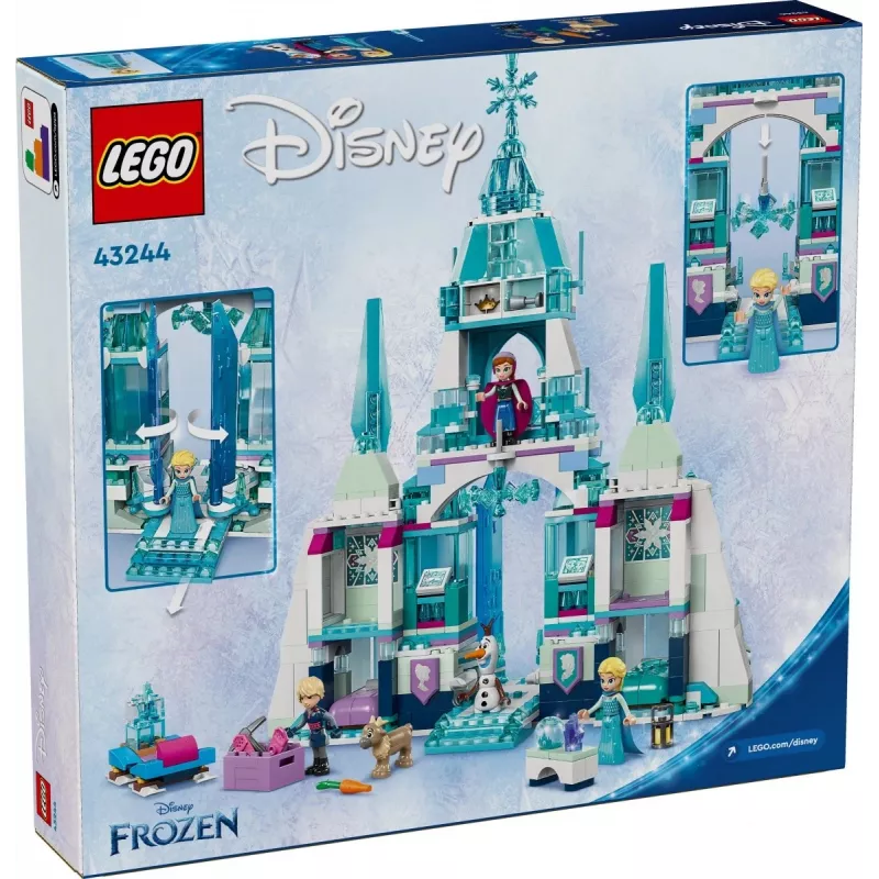 Konstruktionsspielzeug LEGO Disney Princess Elsas Winterpalast 43244 — Bauset für fantasievolles Spiel