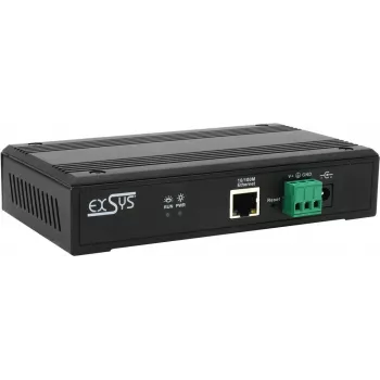 Serieller Geräteserver Exsys EX-61004 — 4x RS232/422/485-Ports, inklusive Netzteil