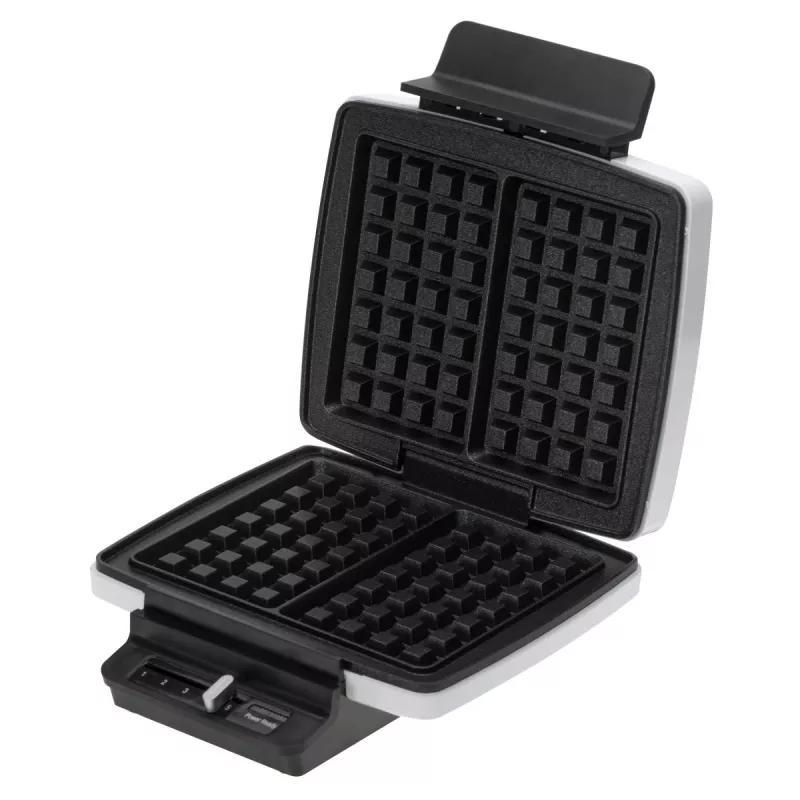 Waffeleisen Adler AD 3085 — 1200 W, 2 rechteckige Waffeln 9×13 cm, einstellbare Temperatur, Antihaftplatten