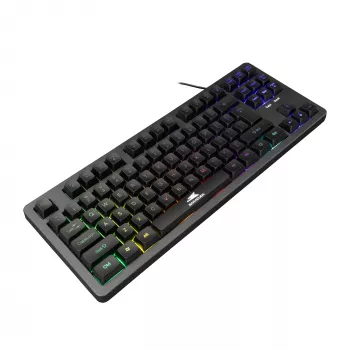 Kabelgebundene Baracuda Krill Schwarz Tastatur KRILL-B — kompaktes Layout, US-Layout