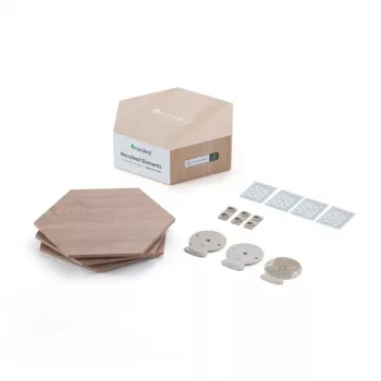 Stimmungsbeleuchtung Nanoleaf Elements Holzoptik Hexagon Erweiterungspaket 3er