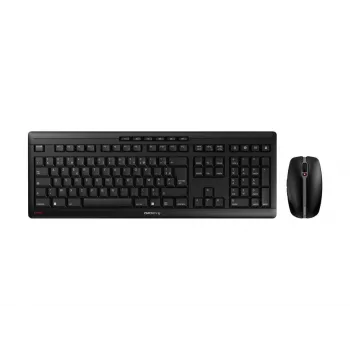 CHERRY Stream Desktop Tastatur Maus enthalten Büro RF Wireless AZERTY Französisch Schwarz