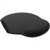 Memory-Schaumstoff-Mauspad Speedlink VELLU mit Handgelenkauflage, 230 × 254 mm, schwarz