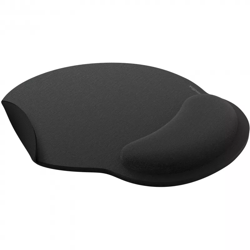 Memory-Schaumstoff-Mauspad Speedlink VELLU mit Handgelenkauflage, 230 × 254 mm, schwarz