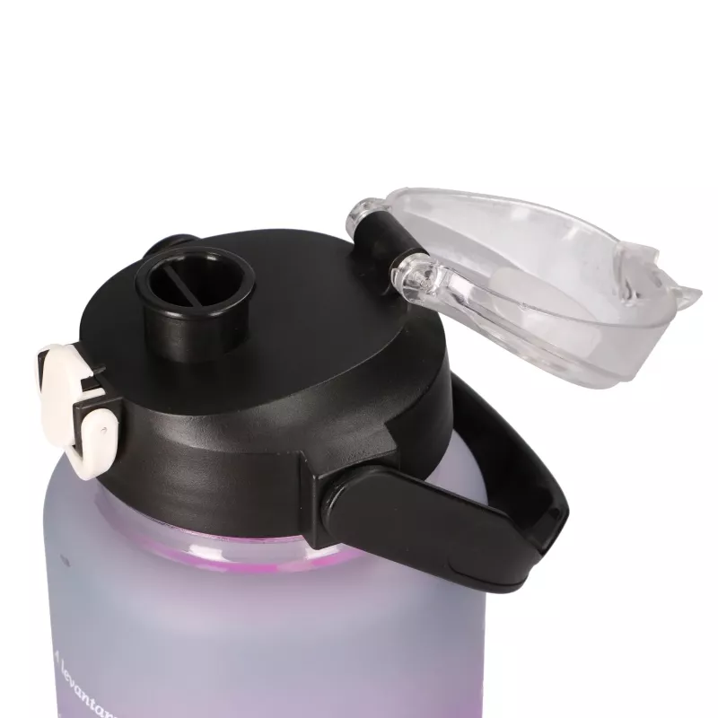 Extralink Motivations-Trinkflaschen-Set 3W1 Pink-Schwarz 2000ML+900ML+300ML