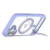 Schutzhülle Torras Pstand Series für iPhone 16 — Blau, schlank-Fit mit integriertem Ständer