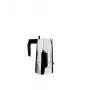Alessi MT18/3 Espressomaschine Ossidiana, Edelstahl, Alu, 3,5 x 18,5 x 40,5 cm