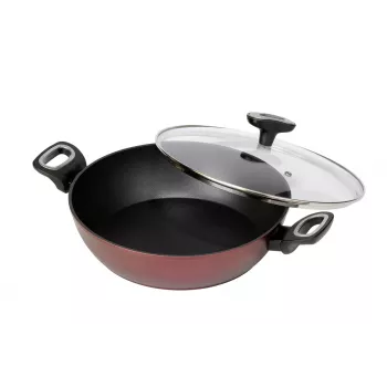Suppentopf JATA TF924 2,4 L Rot Aluminium
