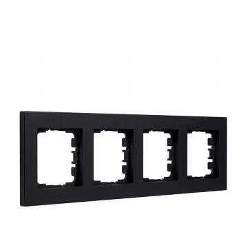 Abdeckrahmen 4-fach Gira 021409 für modulare Schaltersysteme, 4-fach-Montage