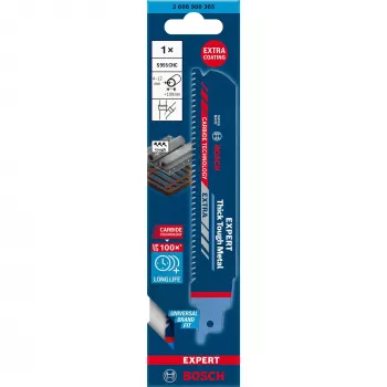 Bosch 2 608 900 365 Stichsäge-/Dekupiersäge-/Säbelsägeblatt Säbelsägeblatt Carbide 1 Stk.