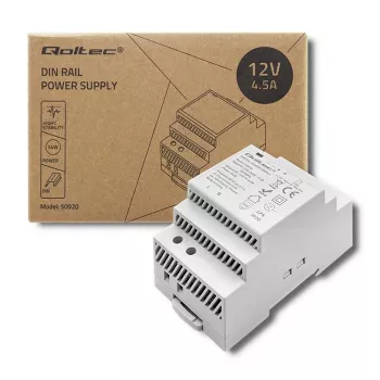 Hutschienen-Netzteil QOLTEC 24V 2.5A 60W grau