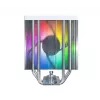 Luftkühler Montech NX400 ARGB 120 mm Weiß — 270 W TDP, FDB, 156×74×120 mm