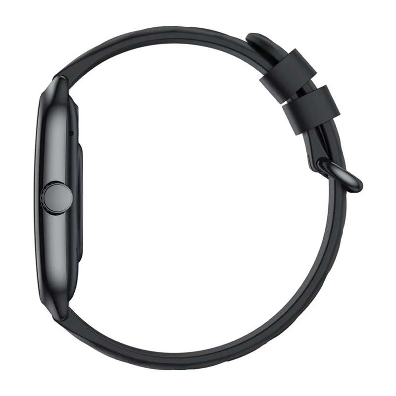 Smartwatch Zeblaze GTS 4 — 1,94 Zoll (4,93 cm) AMOLED, 466×466 px, Touchscreen, Wi‑Fi, Silikonarmband, Schwarz