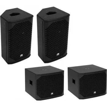PA-Lautsprecherset Omnitronic AZX passiv S 200W 8 Ohm Passivlautsprecher