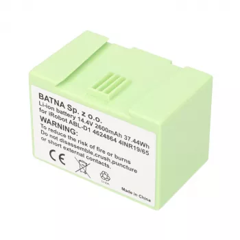 Roomba | Akku, wiederaufladbarer Akku für Staubsauger | E5 E6 I7 14,4V 2600mAh