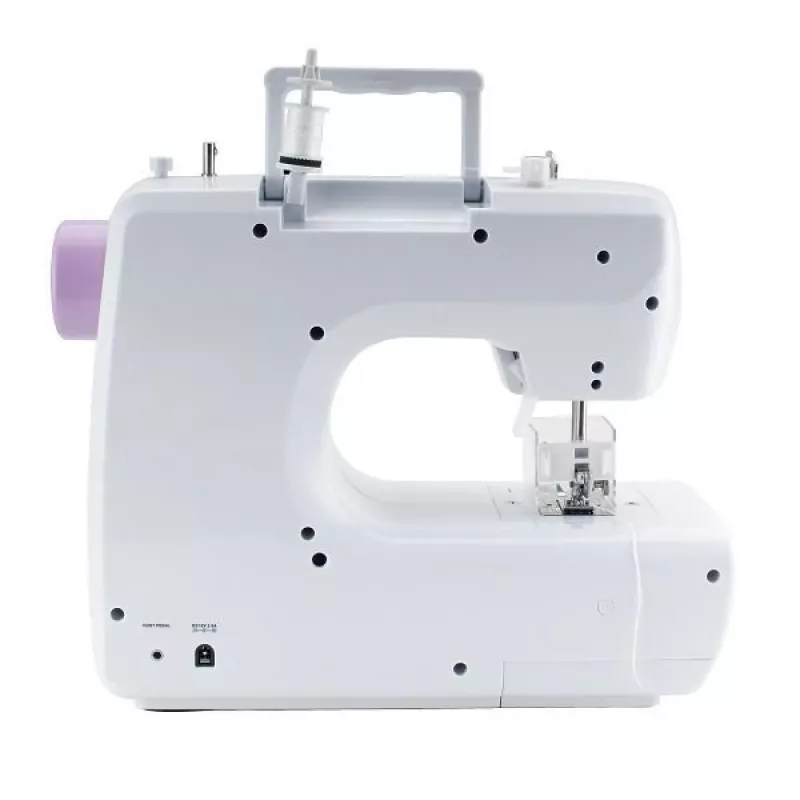 Mechanische Nähmaschine Lucznik Lena 2019 — einfaches mechanisches Modell, 16 Programme, 24 W, Freiarm, 4-Schritt-Knopfloch