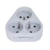 Esperanza ELK303W Elektroverteiler, 3 Steckdosen, weiß