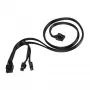 Stromkabeladapter Triton SST-PP13 — 8-Pin EPS auf 8-Pin EPS & 4+4-Pin