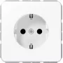JUNG CD 1520 BFKI WW Schuko-Steckdose, Typ F, bruchsicher, alpinweiß