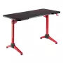 Gaming-Tisch MACLEAN RS163 RGB LED, große Arbeitsfläche, max. Belastung 100 kg, max. Höhe 760 mm