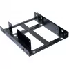 Montagerahmen ultron Intern 2x2.5 SSD/HDD Metall schwarz (377215)