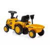 CAT Fahrzeug Traktor mit Anhänger gelb zum Aufsitzen