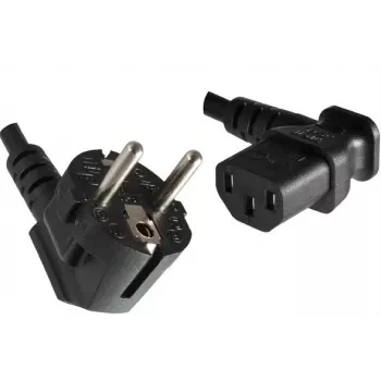 Microconnect PE010518L Stromkabel Schwarz 1,8 m CEE7/7 C13 Kupplung