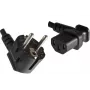 Microconnect PE010518L Stromkabel Schwarz 1,8 m CEE7/7 C13 Kupplung