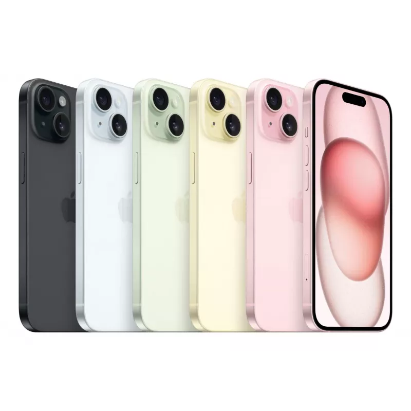 Smartphone Apple iPhone 15 6.1 Zoll (15.5 cm) Dual SIM 5G A16 128 GB Blau 48 MP Dual-Kamera iOS 17 USB-C 171 g